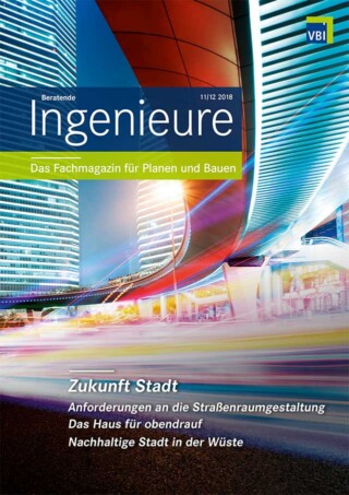 VBI-Magazin 11/12 2018 - Zukunft Stadt