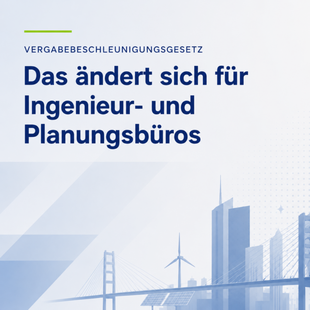 Vergabebeschleunigungsgesetz in Kraft: VBI veröffentlicht Leitfaden